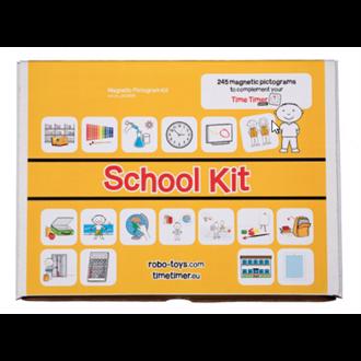 Pictogram  School kit, det visuelle ur der giver tidsfornemmelse